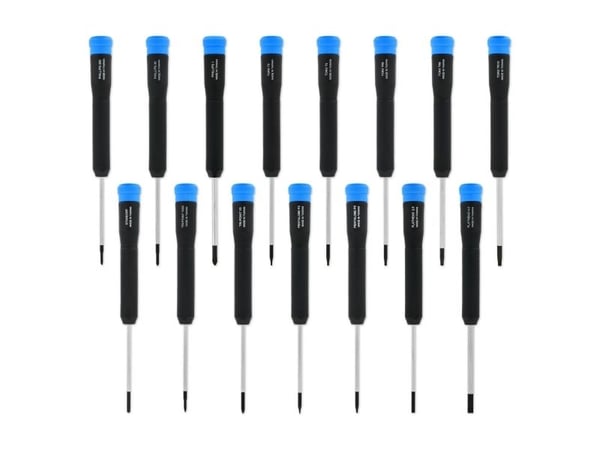 iFixit Marlin - Tarkkuusruuvimeisselisarja - 15 kpl - työkalurullassa