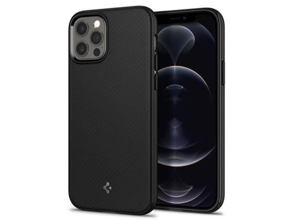 Spigen Mag Armor, Etui, Apple, iPhone 12, iPhone 12 Pro, 15,5 cm (6.1"), Svart