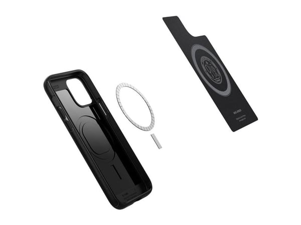 Spigen Mag Armor, Etui, Apple, iPhone 12, iPhone 12 Pro, 15,5 cm (6.1"), Svart