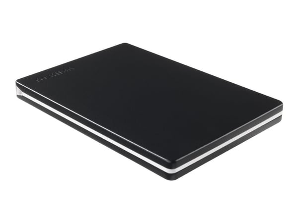 Toshiba Canvio Slim - Harddisk - 1 TB - ekstern (bærbar) - 2.5" - USB 3.2 Gen 1 - svart