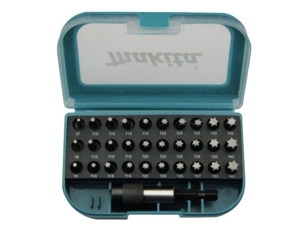 Makita - Ruuvimeisseli- ja pidikesarja - 31 kpl - torx - pituus: 25 mm