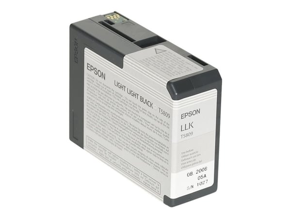 Epson Singlepack Light Light Black T850900, Väriainepohjainen muste, 80 ml, 1 kpl