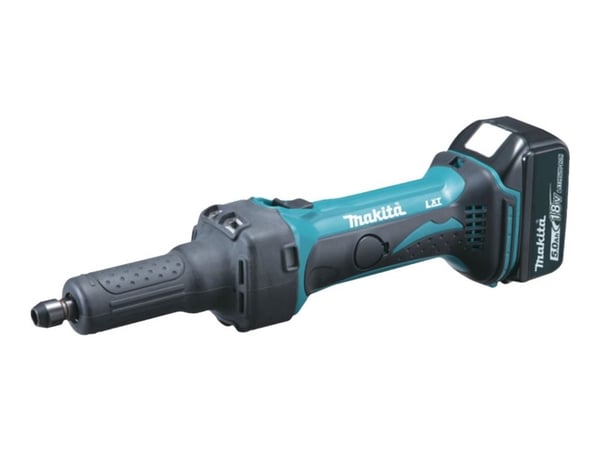 Makita DGD800RTJ - Rettsliper - flens 6 mm - 2 batterier - 18 V