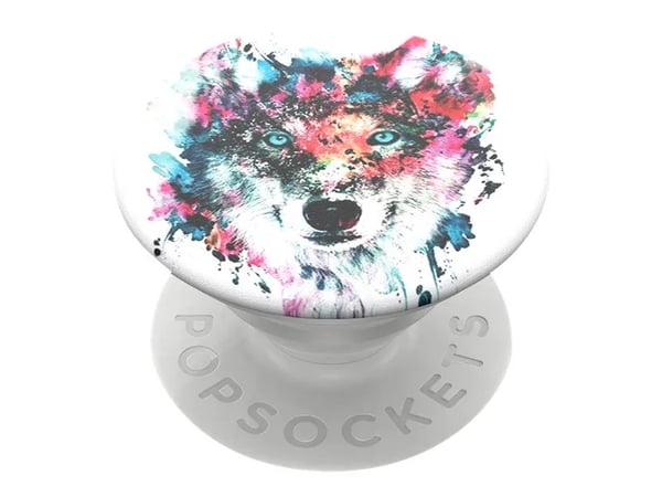 PopSockets Swappable PopGrip - Fingergrep/stativ for mobiltelefon - Ulv