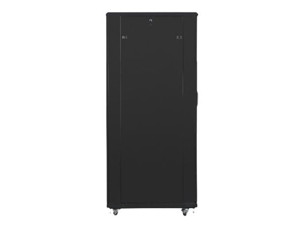 Lanberg - Rack skap - med 4 kjølevifter - 230 V - svart, RAL 9004 - 42U - 19"