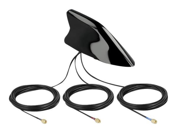 DeLOCK 90052, Katto, Kiinteä kiinnitys, 3 m, 50 O, 70 mm, 182 mm