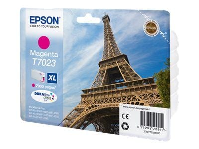 Epson Eiffel Tower WP4000-/4500-sarjojen mustepatruuna XL magenta 2k, Väriainepohjainen muste, 21,3 ml, 1 kpl
