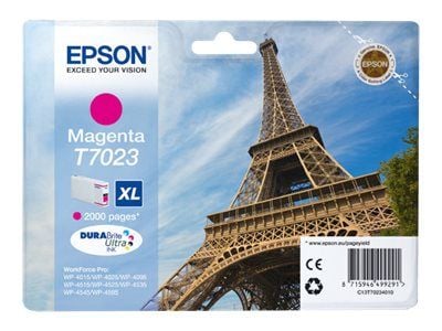 Epson Eiffel Tower WP4000-/4500-sarjojen mustepatruuna XL magenta 2k, Väriainepohjainen muste, 21,3 ml, 1 kpl