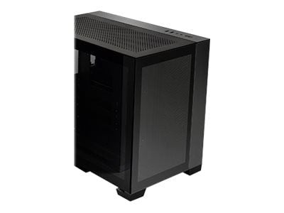 Lian Li O11 Dynamic Mini - Tower - ATX - sidepanel med vindu (herdet glass) - ingen strømforsyning (SFX12V/SFX-L12V) - svart - USB/lyd