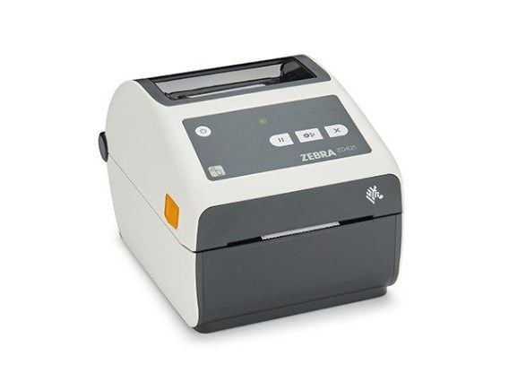 Zebra ZD421d-HC - Etikettskriver - direktetermisk - Rull (10,8 cm) - 203 dpi - inntil 152 mm/sek - USB 2.0, USB-vert, LAN - hvit