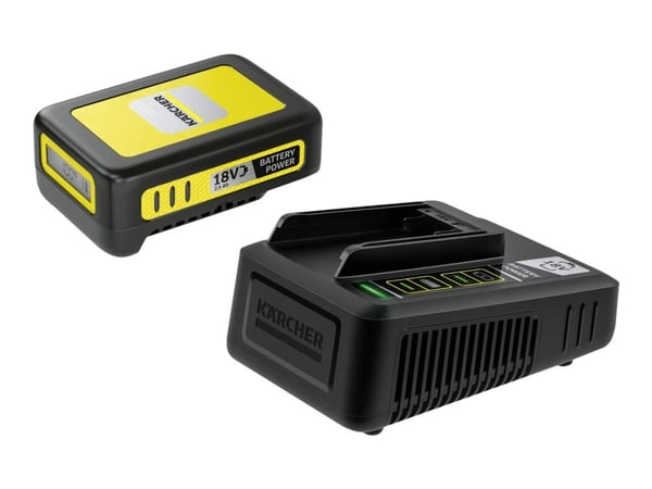 Kärcher - Batterilader + batteri - Li-Ion - 2.5 Ah - for TLO 18-32