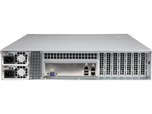 Supermicro SCLA25TQC R609LP - Rackmonterbar - 2U - forbedret og utvidet ATX - SATA/SAS - hot-swap 650 watt - svart