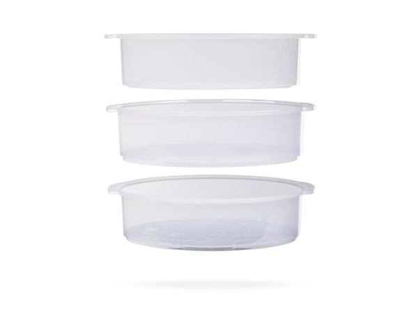 Tristar VS-3914, 3 kurver, Sort, Rustfritt stål, Translucent, Rotasjon, Front, 11 l