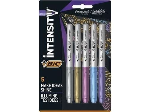 Crayola Marker BIC Marking Metallic Ink 5 väriä Blister 5kpl