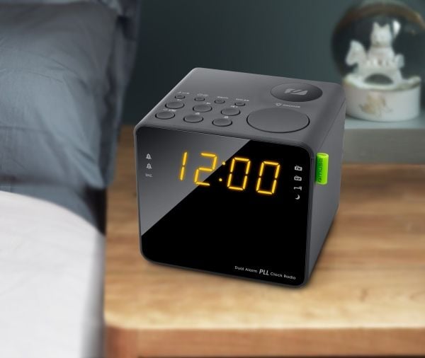 Muse M-187CR, Klokke, Digitalt, FM, MW, PLL, LED, 2,29 cm (0.9"), Gult