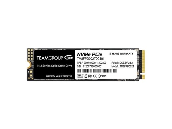 Team Group MP33 PRO, 2000 GB, M.2, 2100 MB/s