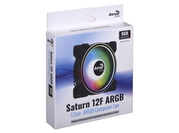 AeroCool Saturn 12F ARGB - Kabinettvifte - 120 mm