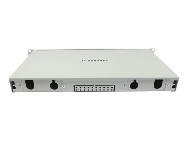 LWLPatchpanel for 24xSCDuplex LC-Quad-kontakter 191HE uten SCLCK-koblinger lysgrå Synergy 21