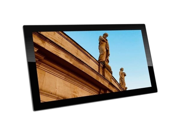 Braun DigiFrame 1901 - Digital fotoramme - 8 GB - 18" - 1366 x 768 - 1080p - HDR - svart