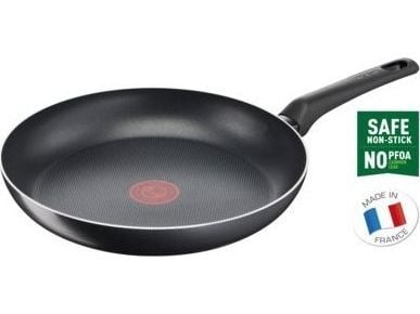 Tefal Simple Cook B5560753, Rund, All-bruk panne, Sort, Titan, Aluminium, 2,3 l