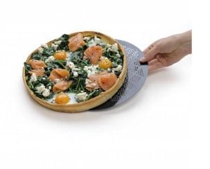 Kaiser 23.0065.1576, Pizzapanne, Sort, Stål, 28 cm, 2,5 cm