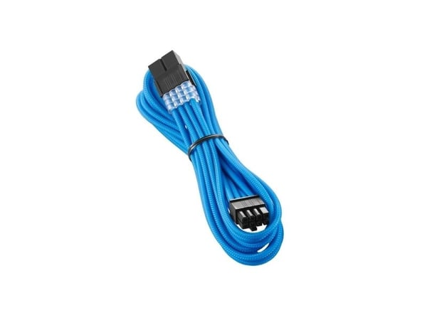 CableMod PRO Series ModMesh - Strømforlengelseskabel - 8-pins PCIe-strøm (hann) til 8-pins PCIe-strøm (hunn) - 45 cm - formstøpt - lys blå
