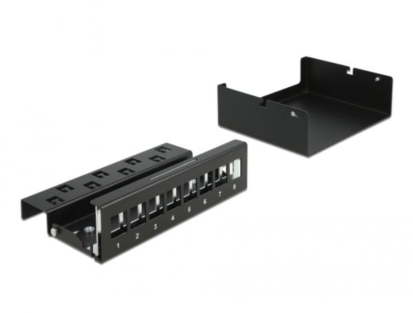 DeLOCK 43413, Musta, Metalli, 112,5 mm, 158,5 mm, 45,2 mm