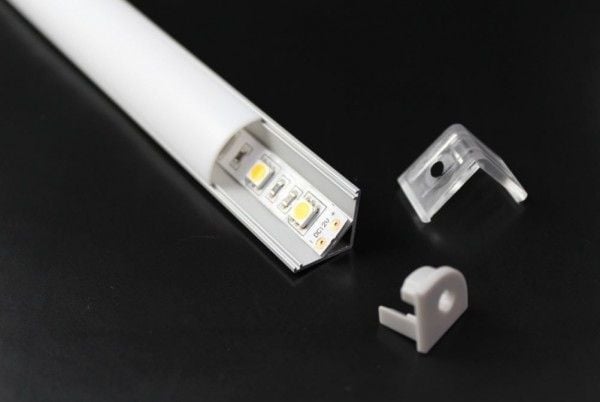 Synergy 21 LED U-profil 200 cm ALU005 hvit