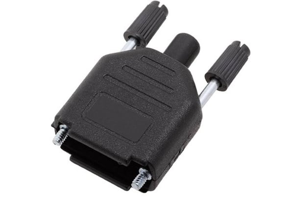 encitech DPPK09-BK-RG-K 6260-0101-51 D-Sub-kabinet 9-pol plast/metall 180° sort
