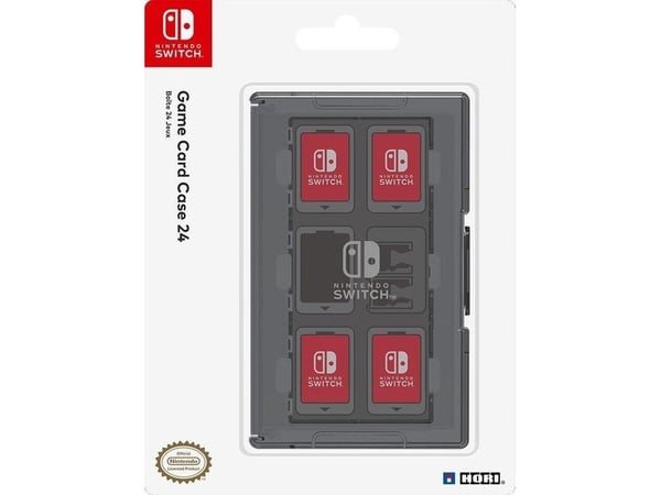 HORI - Eske for spillepatron - 24 spillpatroner - svart - for Nintendo Switch