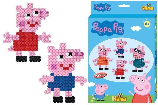 Hama Beads Peppa Pig, Lasten helmisetti, 5 vuosi/vuosia, Monivärinen