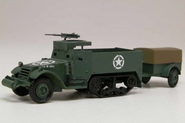 Airfix A02318V, Military truck model, Montert på forhånd, 1:76, M3 Half-Track, Hankjønn, Plast