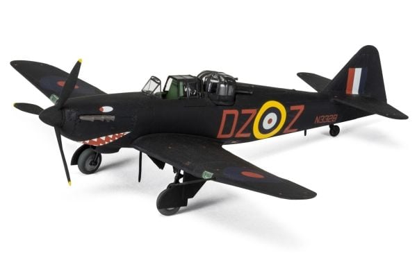 Airfix A02069, Flymodell med fastvinge, Monteringssett, 1:72, Boulton Paul Defiant Mk.I, Alle kjønn, Plast