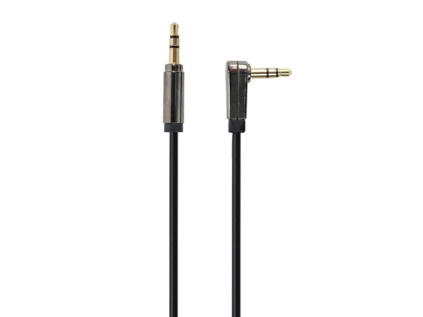 Cablexpert - Lydkabel - mini-phone stereo 3.5 mm hann til mini-phone stereo 3.5 mm hann høyrevinklet - 1 m
