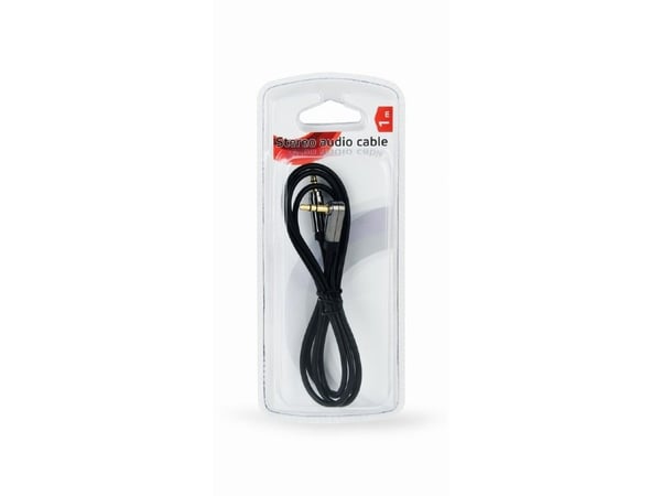 Cablexpert - Lydkabel - mini-phone stereo 3.5 mm hann til mini-phone stereo 3.5 mm hann høyrevinklet - 1 m