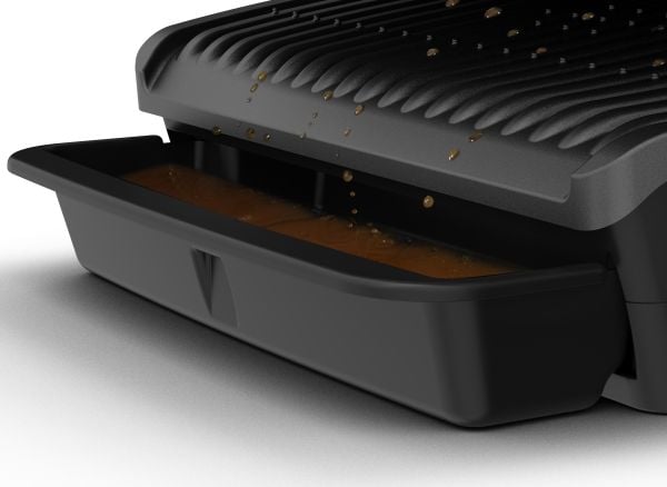 Tefal OptiGrill Elite GC7508, Svart, Termoplast, Rektangulær, Klar, Temperatur, 363 mm, 341 mm
