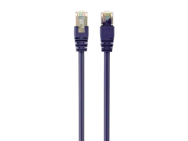Cablexpert - Kablage - RJ-45 (hann) til RJ-45 (hann) - 5 m - S/FTP - CAT 6a - halogenfri, formet - lilla