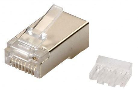 Lanview LVN125419, RJ45, Metallinen, Uros, Suora, Cat6a, F/UTP (FTP)