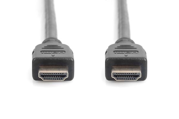 DIGITUS - Ultra High Speed - HDMI-kabel med Ethernet - HDMI hann til HDMI hann - 1 m - trippel beskyttelse - svart - 8 K 60 Hz (7680 x 4320) støtte