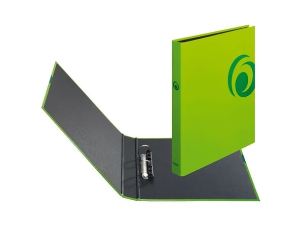 herlitz ringperm maX.file Fresh Colour, A4, 2-ringsmekanisme lysegrønn, kombimekanisme, ryggbredde: 40 mm, fyllingshøyde: (10935195)