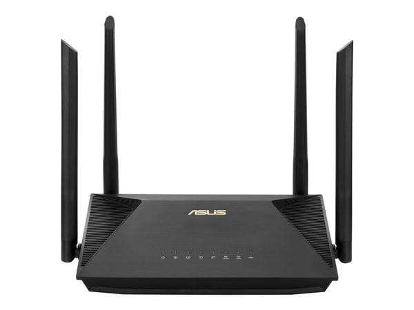 ASUS RT-AX53U - Trådlös router 3-ports-switch - 1GbE - Wi-Fi 6 - Dubbelband