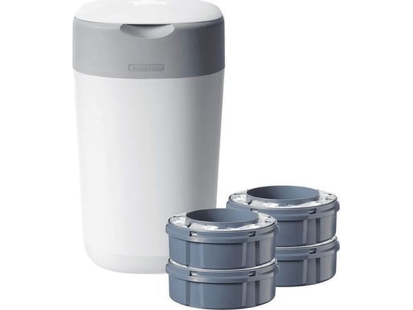 TOMMEE TIPPEE sangenic Twist and Click bleiebeholder med 4 kassetter 85102002