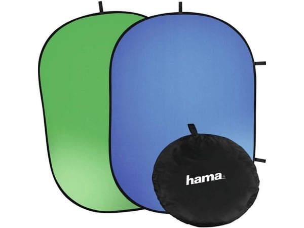 Hama "2in1" Folding Background Green/Blue 150 x 200 cm