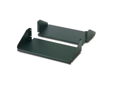 APC - Rack-hylle - svart (en pakke 2) - for NetShelter 2 Post Open Frame Rack, 4 Post Open Frame Rack