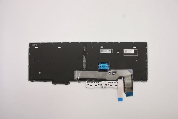 Chicony - Erstatningstastatur for bærbar PC - med Trackpoint, UltraNav - bakbelysning - QWERTY - Nordisk - svart - for ThinkPad L15 Gen 1 20U7, 20U8