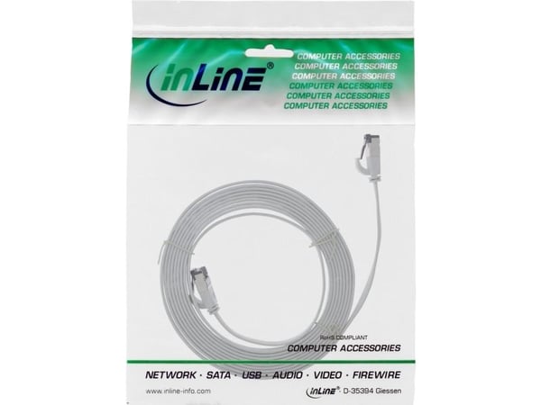 InLine 75707, 7,5 m, Cat6a, U/FTP (STP), RJ-45, RJ-45, RJ-45