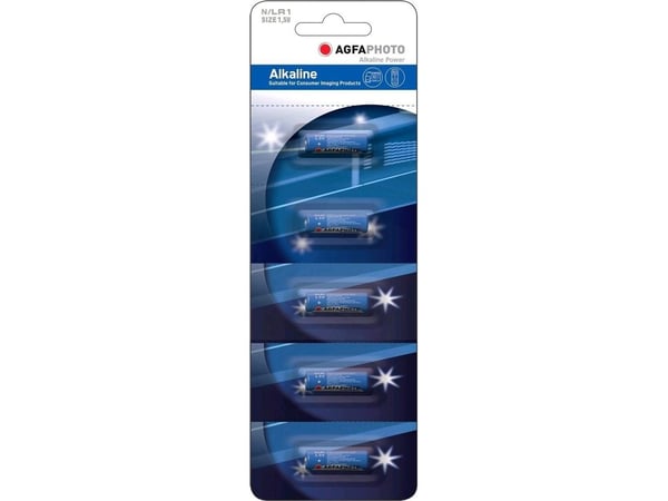 Agfa batteri N/R1, 5 stk.