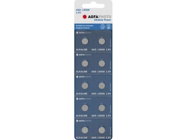 Agfa LR9-batteri 10 stk. Agfa LR9-batteri 10 stk.