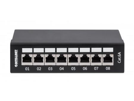 Intellinet 720908, IEEE 802.3, IEEE 802.3ab, IEEE 802.3u, 10/100/1000Base-T(X), Gigabit Ethernet, 1000 Mbit/s, Gull, Cat6a