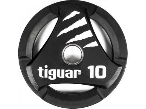 Tiguar - vektplate i PU 10 kg belastning TI-WTPU01000